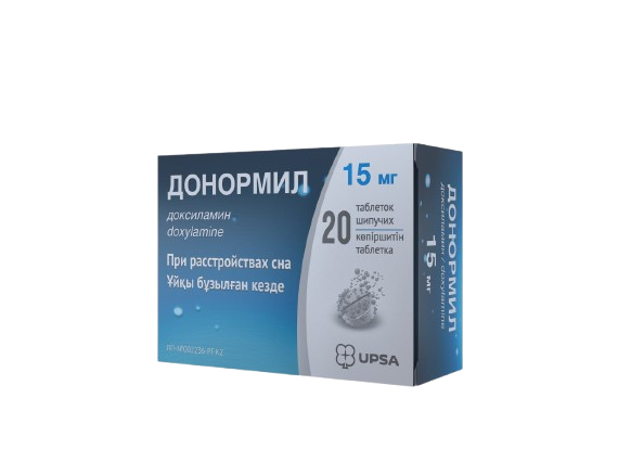 DONORMIL tabletkalari 15mg N20