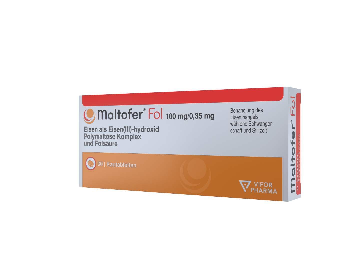 MALTOFER FOL chaynaladigan tabletkalar 100mg/0,35mg N30