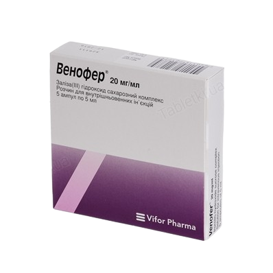 VENOFER inyeksiya uchun eritma 5ml 20mg/ml N5
