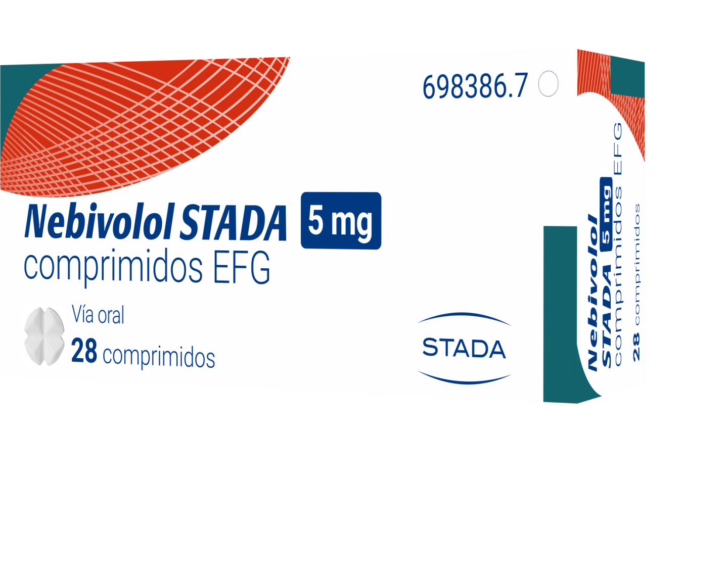 НЕБИВОЛОЛ ШТАДА таблетки 5мг N28