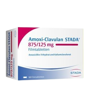 АМОКСИ-КЛАВУЛАН ШТАДА таблетки 875/125мг N10