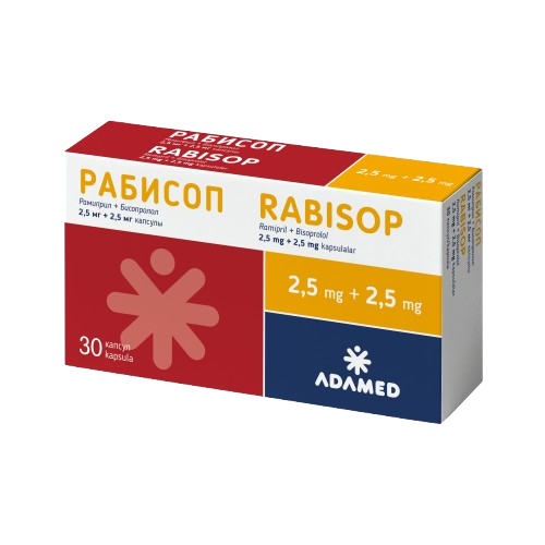 РАБИСОП капсулы 2,5мг+2,5мг N30