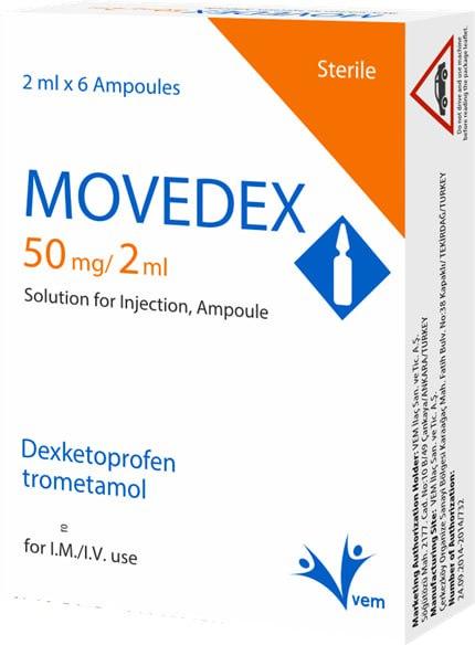 МОВЕДЕКС раствор 2 мл 50 мг/2 мл N6