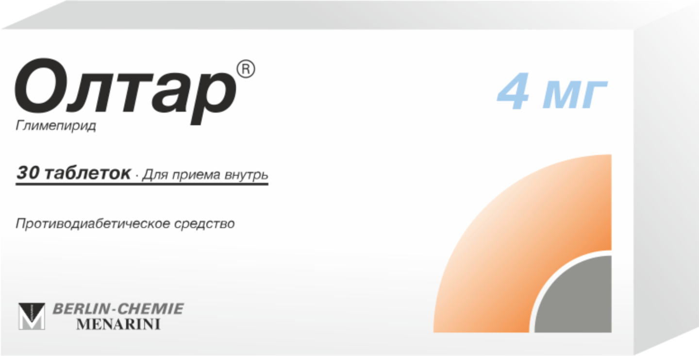 ОЛТАР таблетки 4мг N30