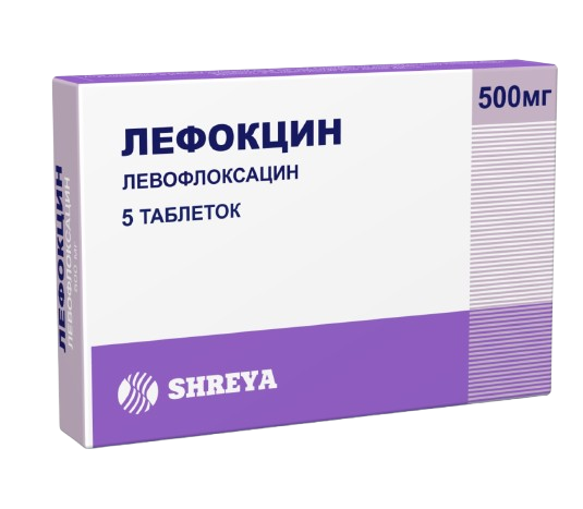 LEFOKSIN tabletkalari 500mg N5