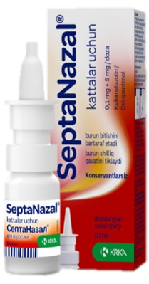 SEPTANAZAL sprey nazal 10 ml 0,1 mg + 5 mg