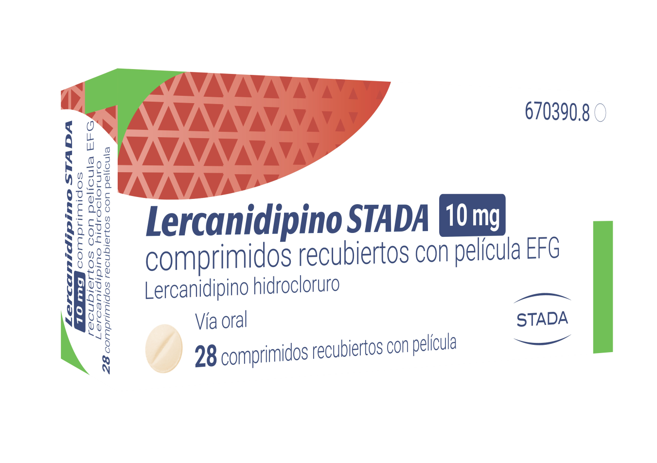ЛЕРКАНИДИПИН ШТАДА таблетки 10мг N28