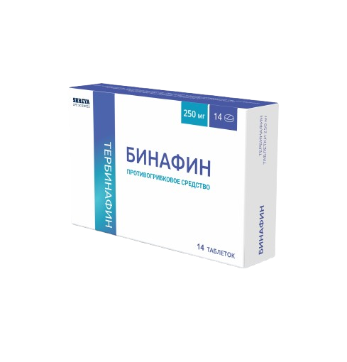 BINAFIN tabletkalari 250mg N14