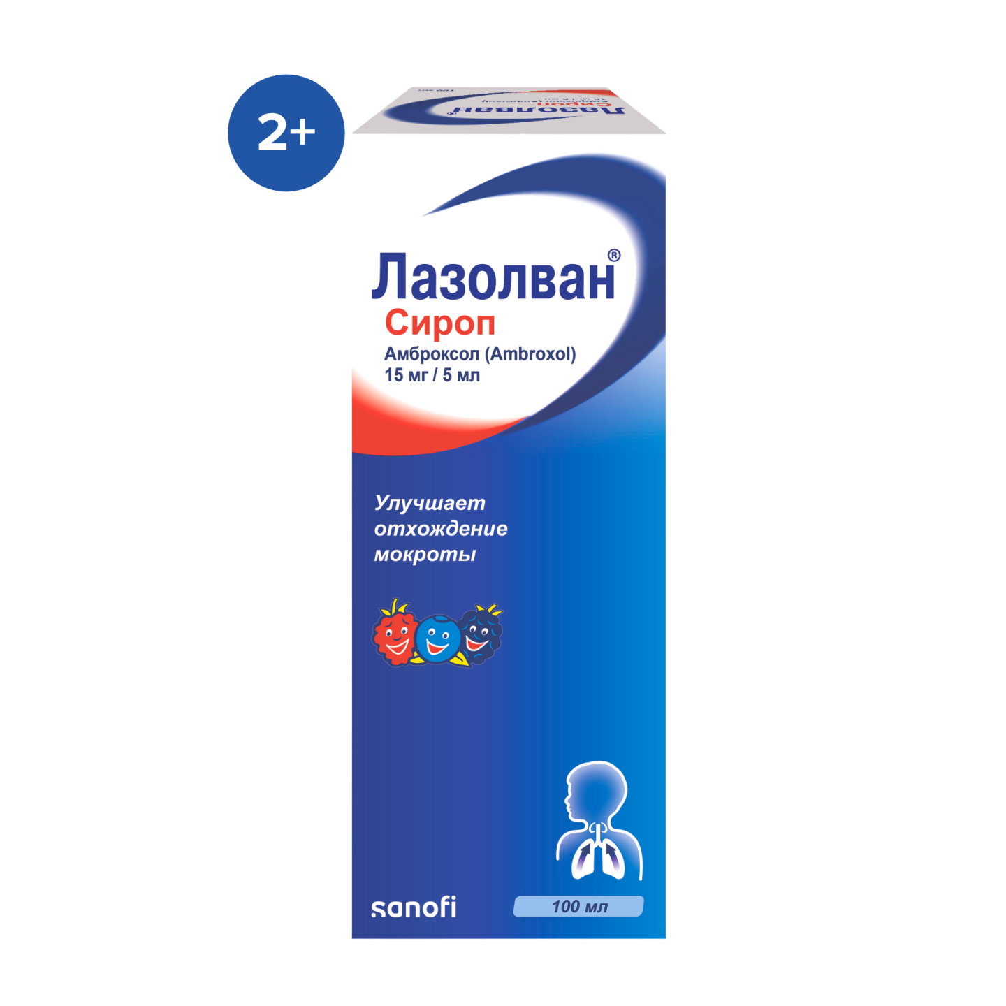 LAZOLVAN sirop 100ml 15mg/5ml