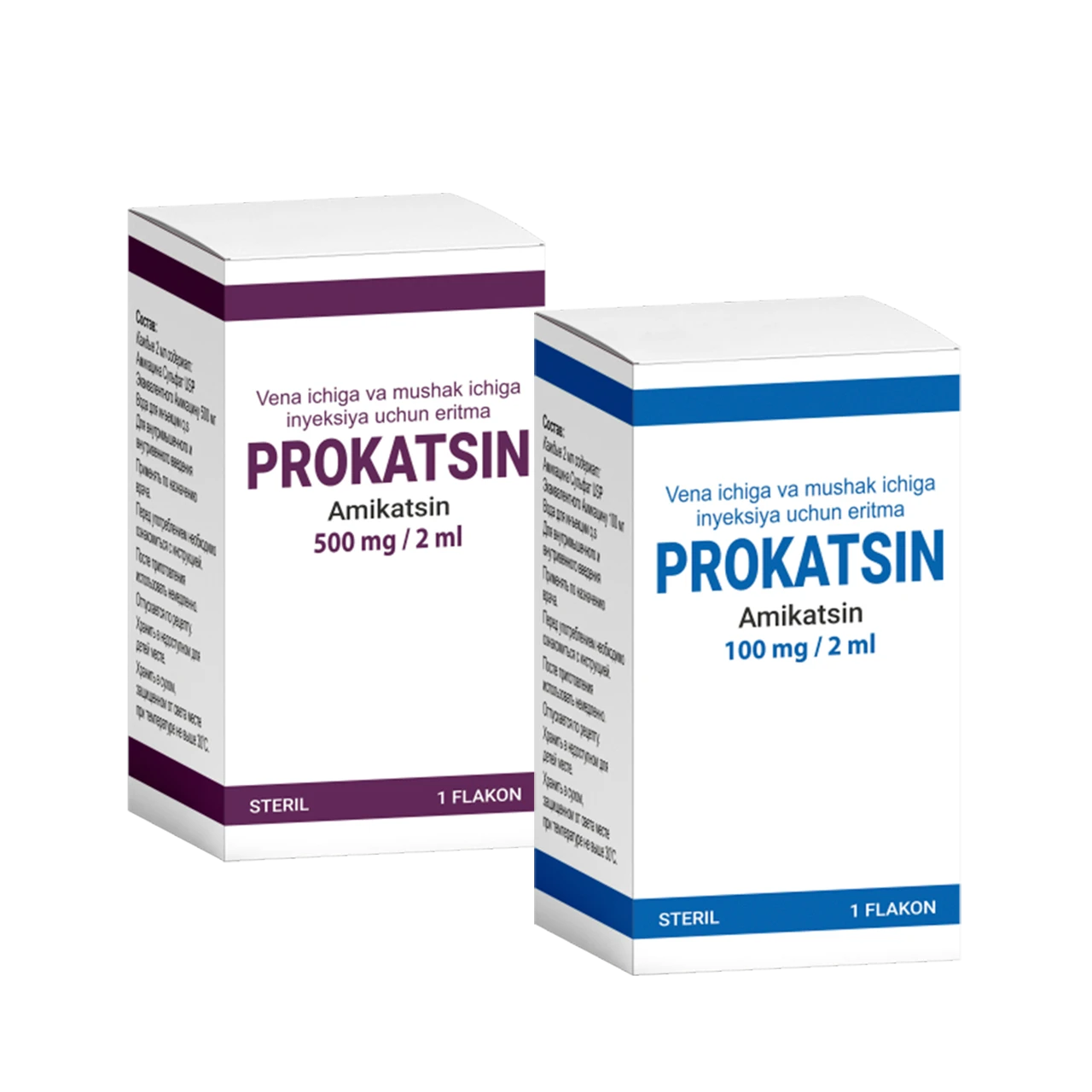 PROKASIN eritma 100 mg/2 ml