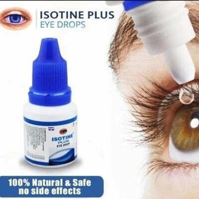 Ko'z tomchilari Aysotin Plus (Isotine Plus)
