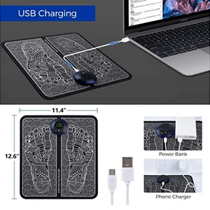 Тренажёр-миостимулятор EMS Foot Massager, для мышц ног и стоп