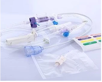 Одноразовый датчик для инвазивного мониторинга кровяного давления, тип: двойной