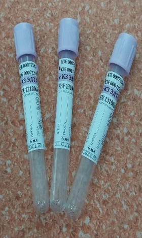 Вакуумная пробирка – К3 ЭДТА  13*100 6 мл