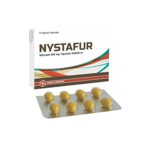 NISTAFUR kapsulalar 500mg 200000ME N12