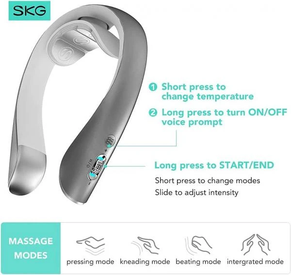 Massajer dlya sheyki SKG k5 Bluetooth