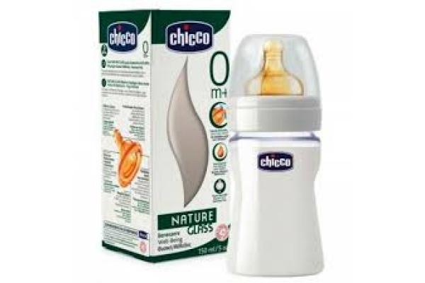 Стеклянная бутылочка, 150 мл, Л/С, нормальный поток CH003