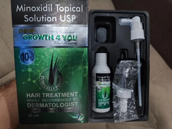Soch o'sishi uchun loson spreyi Minoxidil 10%