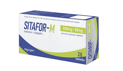Ситафор М таблетки 850мг/50мг N28