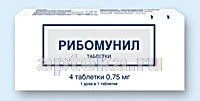 RIBOMUNIL tabletkalari 0,75mg N4