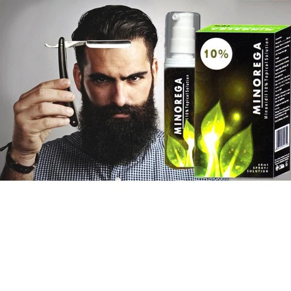 Minorega 10% dlya rosta borodi i volos