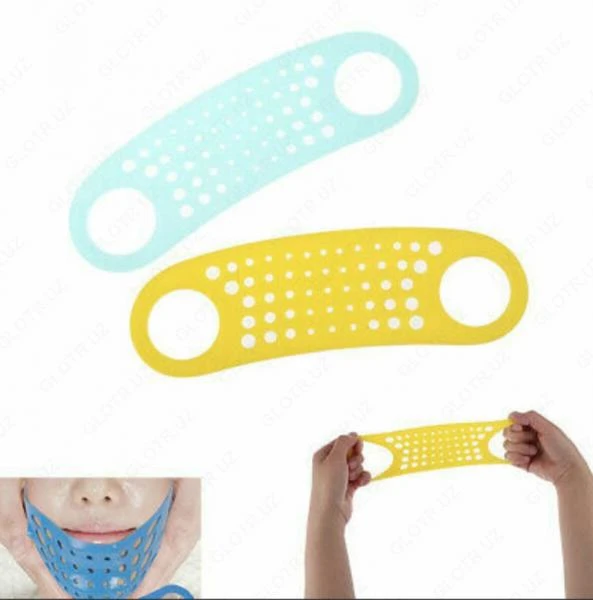 3D ko'tarish effekti bilan yuzning ovalini ko'tarish uchun niqobi