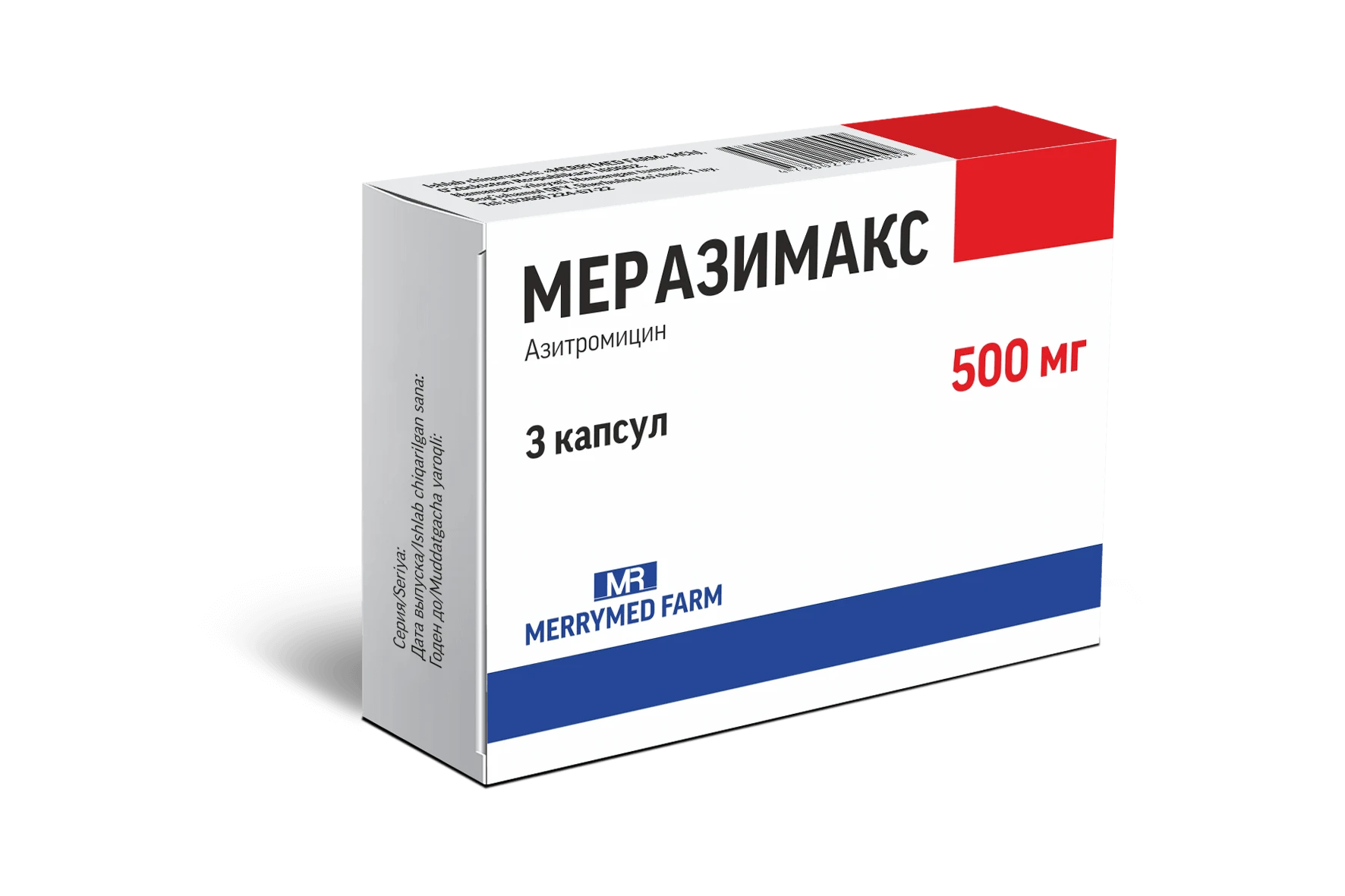MERAZIMAKS kapsulalar  500mg N3