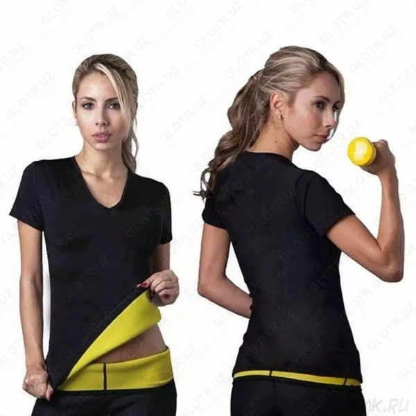 Jenskaya futbolka dlya poxudeniya Hot shapers