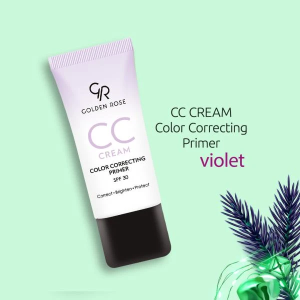 Крем-праймер для коррекции цвета cc cream color correcting primer- green 3373 Golden Rose
