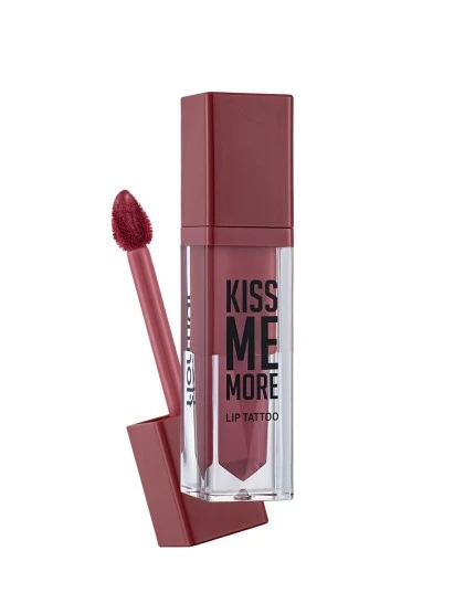 Жидкая матовая помада №05 kiss me more lip tattoo 5543 Flormar