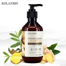 Soch to'kilishi uchun zanjabil shampuni