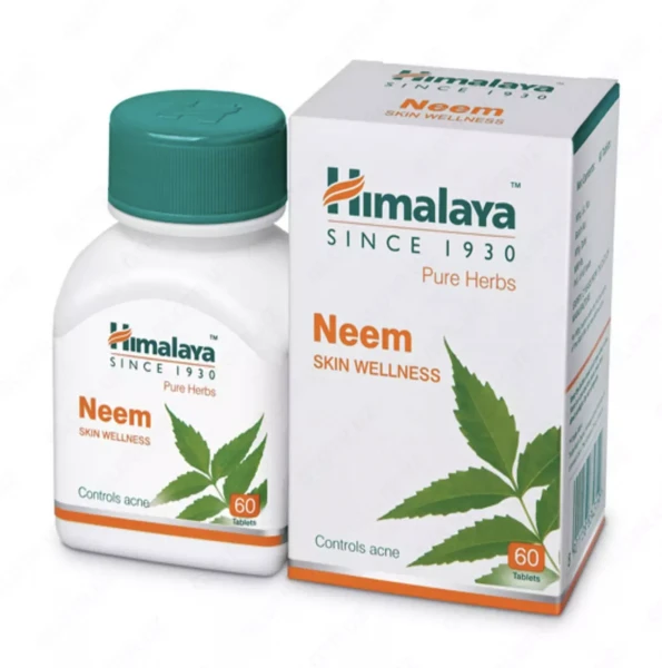Preparat Nim Ximalaya (Neem Himalaya), 60 tabletok