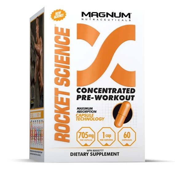 Предтренировочный комплекс Magnum Nutraceuticals Rocket Science 60 капсул