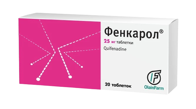 FENKAROL tabletkalari 25mg N20