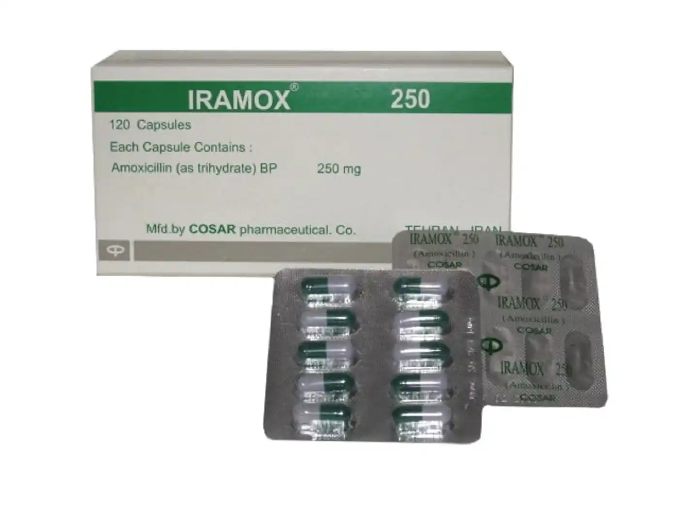 IRAMOKS 250 kapsulalar 250mg N120