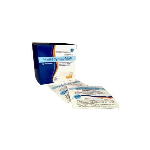 NIMESUL poroshok 100mg 100 mg/2 g N30