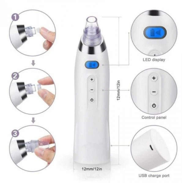 Вакуумный аппарат для чистки лица и пор