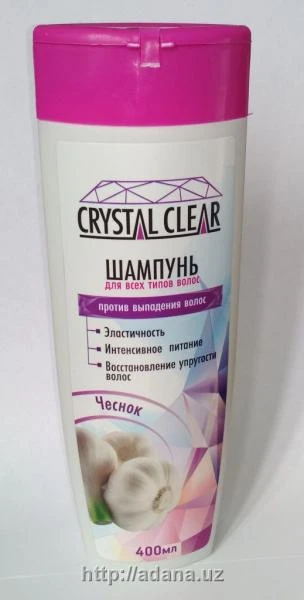 Shampun "Crystal Clear" Chesnok 400 ml