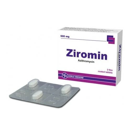 ZIROMIN tabletkalari 500mg N3