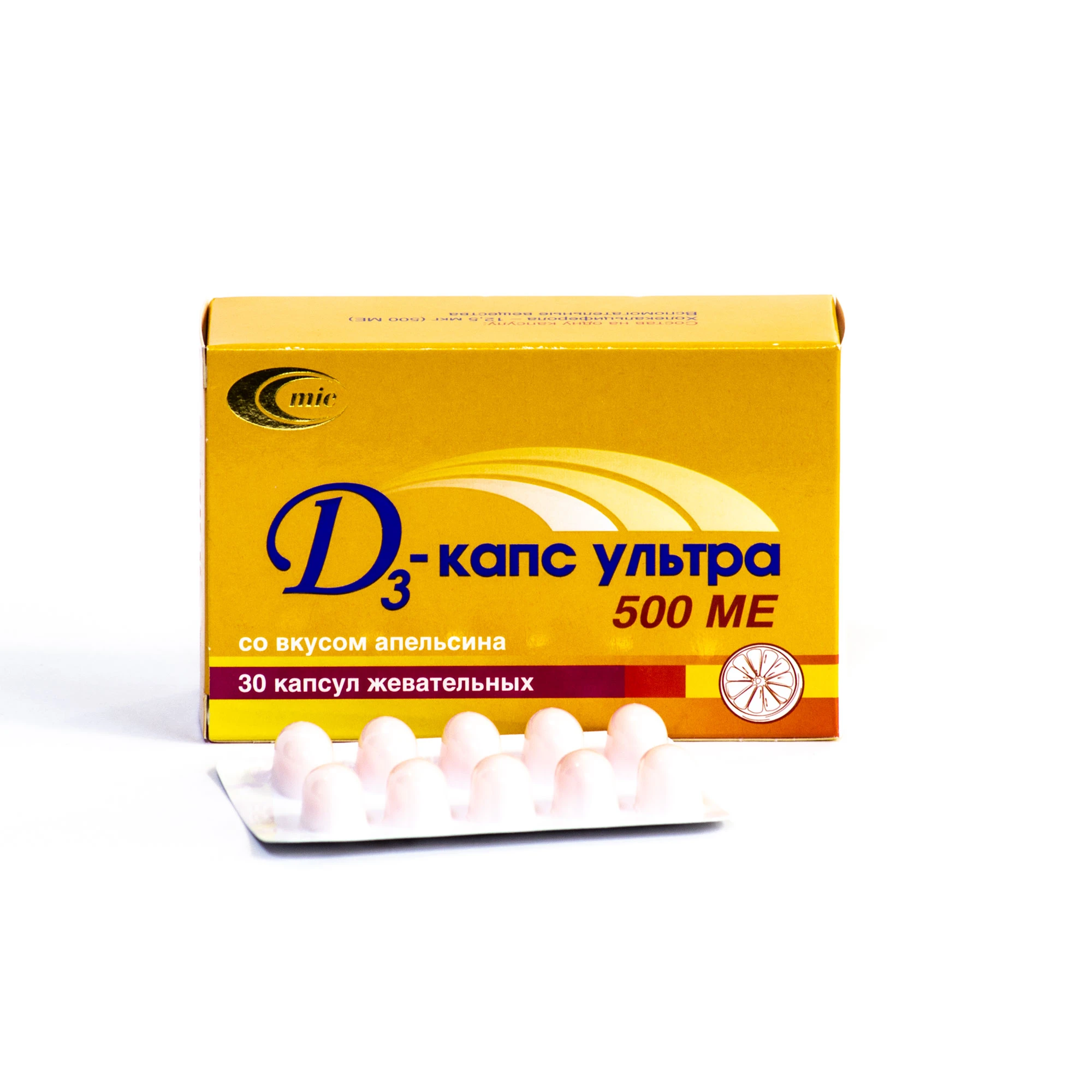 D 3 - kapsulalar ULTRA kapsulalar 500ME N30