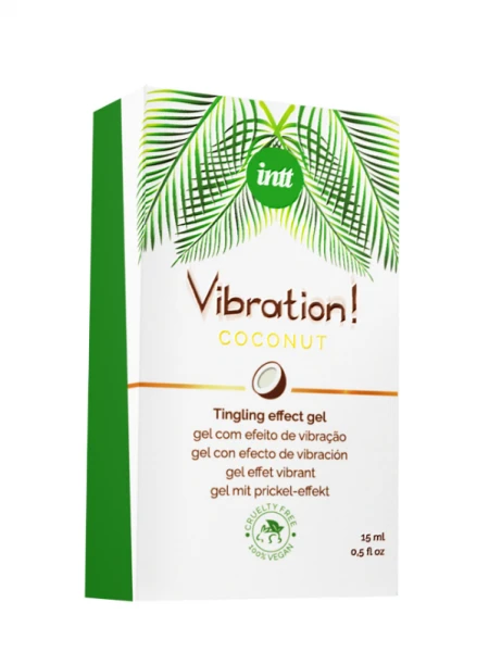 Vibration suyuq intim gel! Hindiston yong'og'i-tropik zavq va hayajonli stimulyatsiya