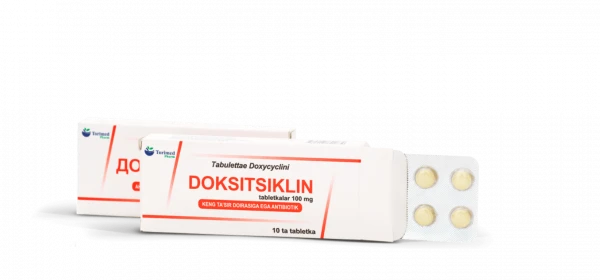 DOKSISIKLIN tabletkalari 100mg N10