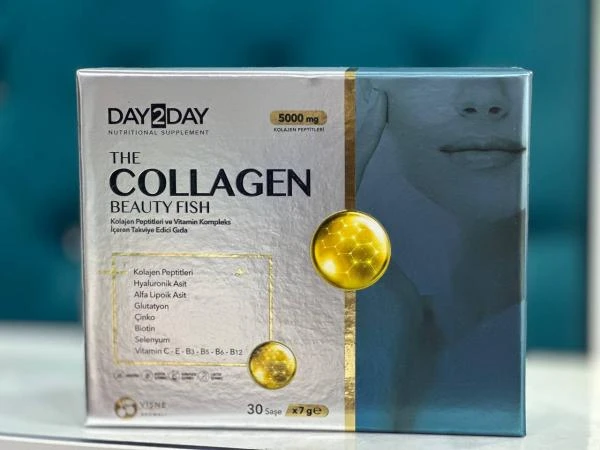 Коллаген морской Day2Day The Collagen Beauty Fish (7 г 30 пакетиков со вкусом вишни)
