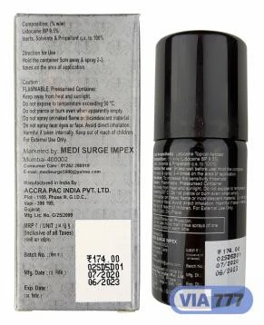 Stud 5000 erkaklar uchun prolongator spreyi