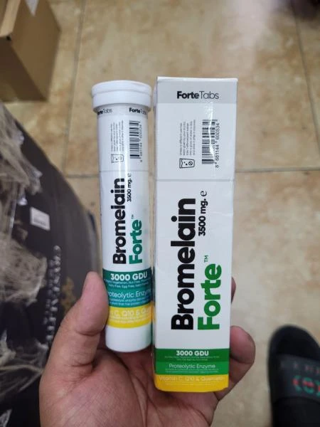 Bromelain Forte efervesan tabletkalari