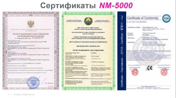 Nuga Best NM-5000 ko'p funktsiyali massaj to'shagi