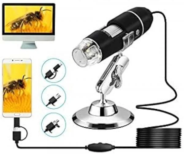 Цифровой USB-микроскоп с функцией OTG с подставкой