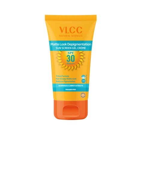 Quyoshdan himoyalovchi pigmentga qarshi krem-gel spf 30 (50gm) vlcc f0432 VLCC (Hindiston)