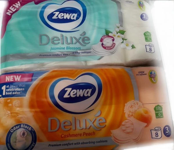 Туалетная бумага Zewa 3-х слойная