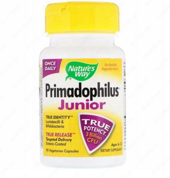 Primadophilus Bifidus Tabiat yo'li Primadophius junior (90 dona)